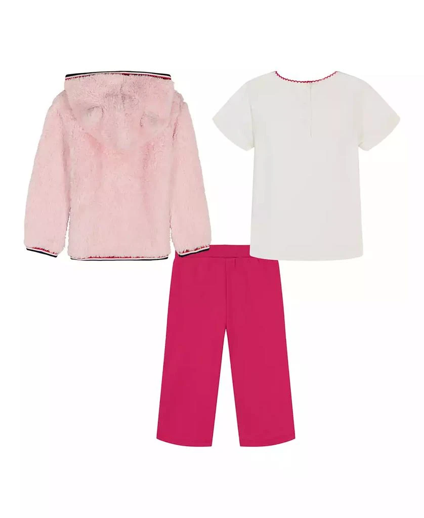 Tommy Hilfiger Baby Girls
Crewneck T-Shirt, Hoodie, and Pants, 3-Piece Set 2
