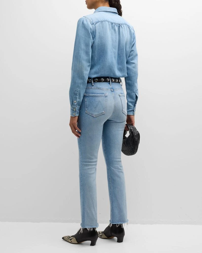 MOTHER The Gathered All My Exes Denim Shirt 4