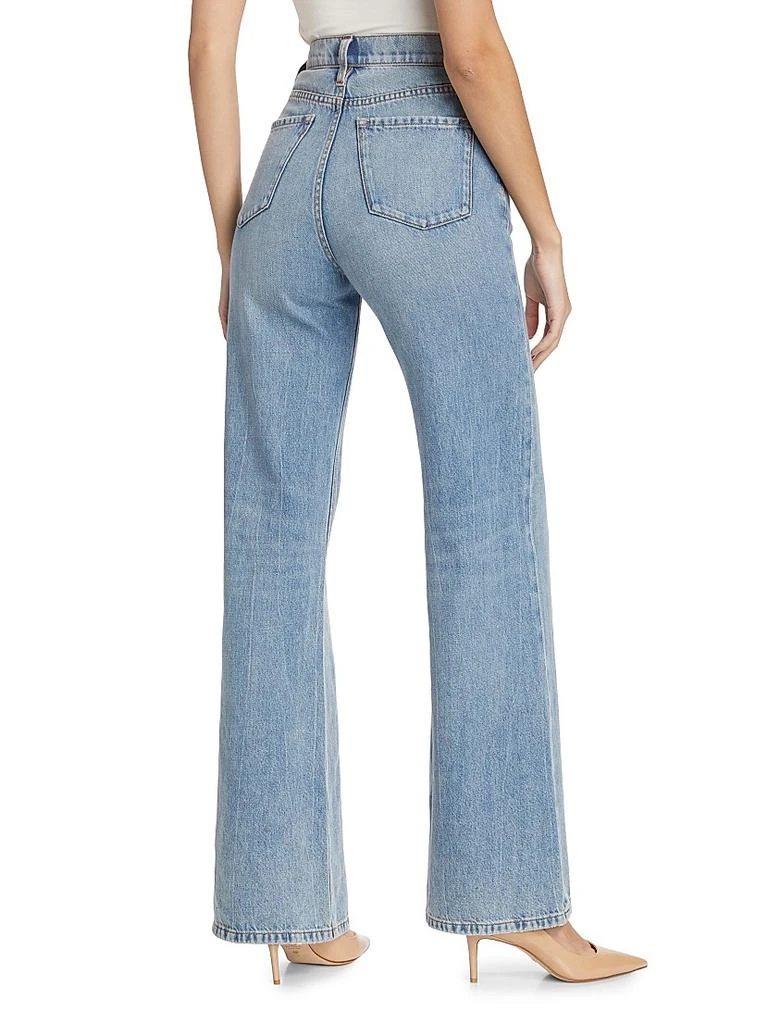 Alice + Olivia Weezy High-Rise Straight Jeans 5
