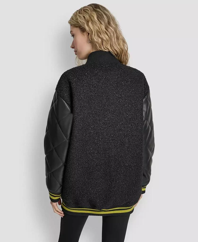 DKNY Women's Long Sleeve Button Front Jacket 4