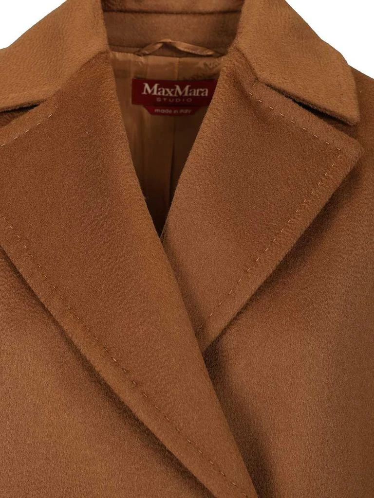 Max Mara Max Mara Studio Agenda Double-Breasted Long Coat 4