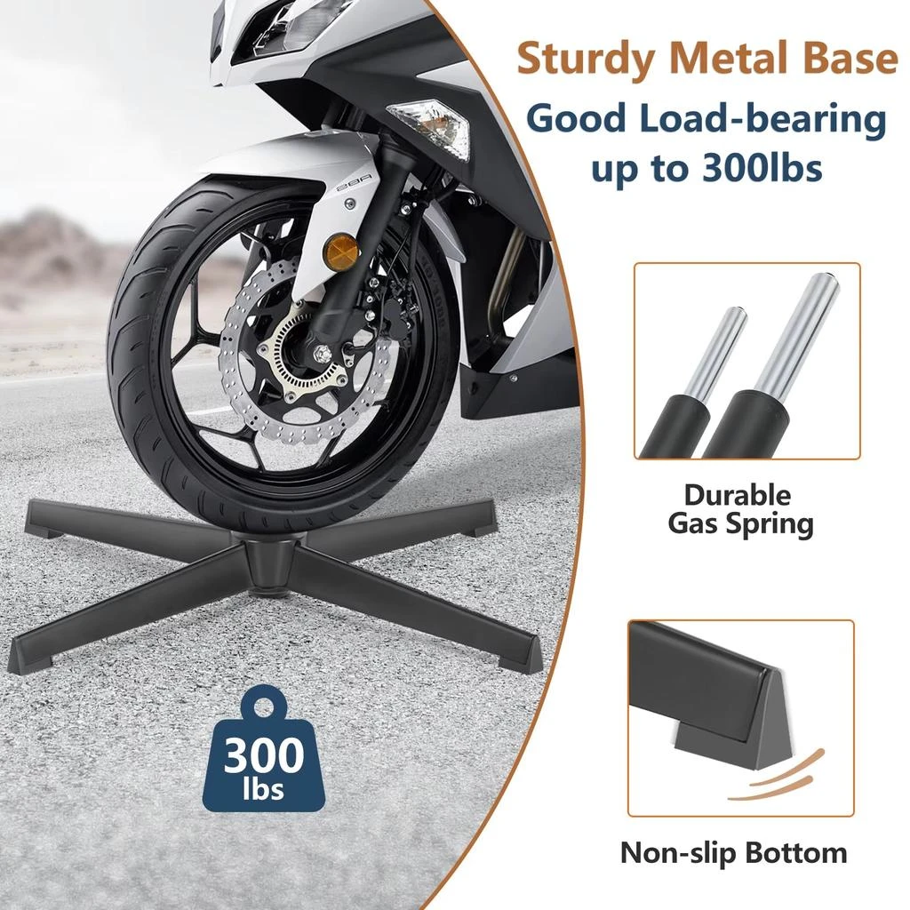 ERUULE Armless Adjustable Swivel Rocking Chair for Home Office and Gaming - Fabric Task Chair for Living Room and Desk Use 5