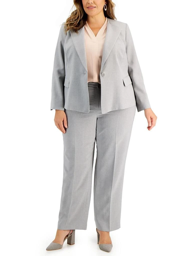 Le Suit Plus Kate Womens 2PC Business Pant Suit 1