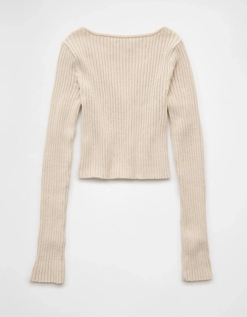 AE AE V-Neck Chenille Sweater 4