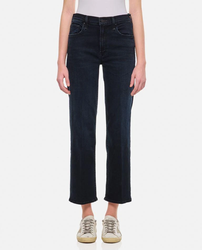 MOTHER The Mid Rise Rambler Zip Denim Pants 1