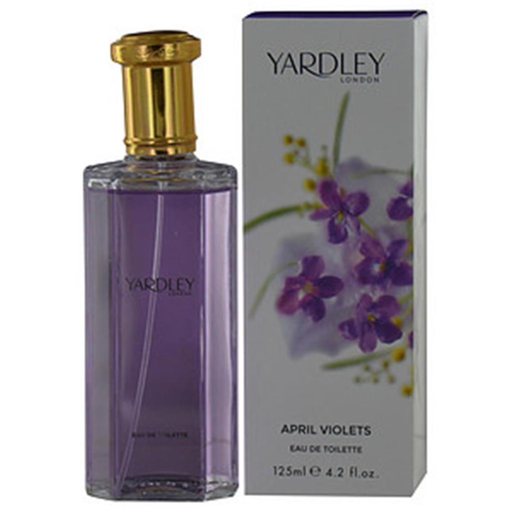 YARDLEY 273807 4.2 oz April Violets Eau De Toilette Spray for Women