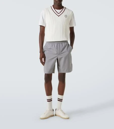 Brunello Cucinelli Cable-knit cotton sweater vest 2