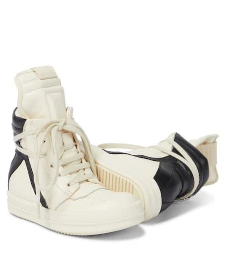 Rick Owens Geobasket leather high-top sneakers 6