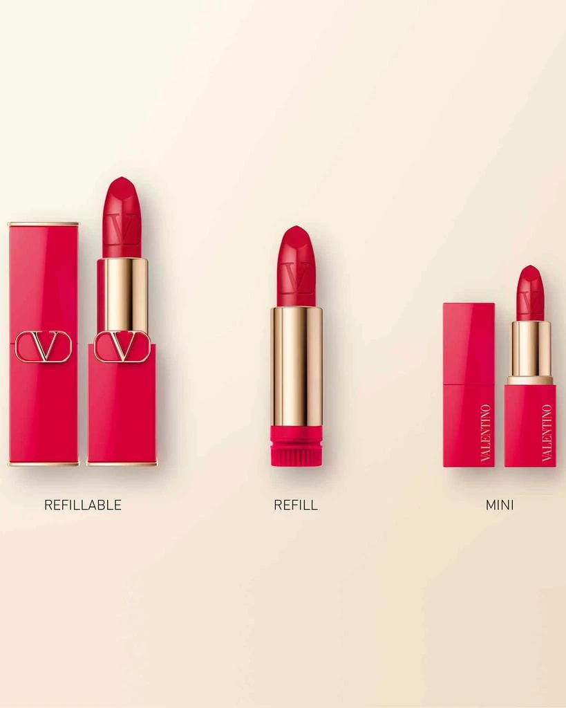 Valentino Rosso Matte Valentino Refillable Lipstick 4