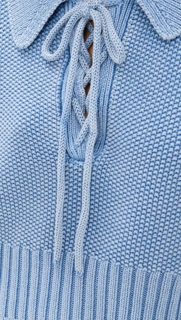 Splendid Roxie Lace Up Sweater 5