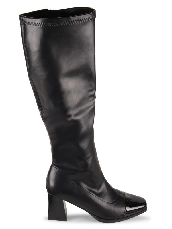 Rachel Roy 66MM Chic Leather Knee High Boots 1
