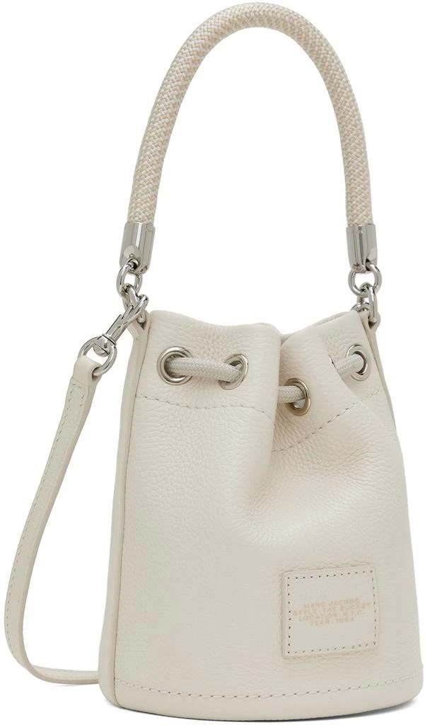 Marc Jacobs White 'The Leather Mini Bucket' Bag 3