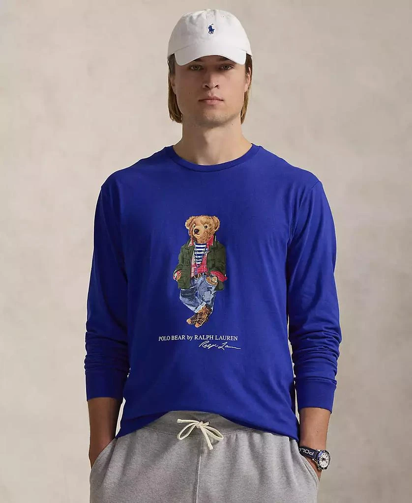 Ralph Lauren Men's Big & Tall Polo Bear Jersey Long-Sleeve T-Shirt 1