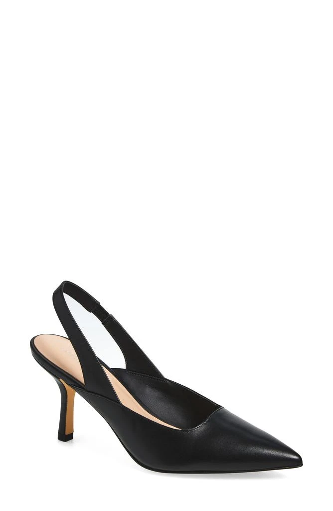 Stuart Weitzman Zuri Slingback Leather Pump 1