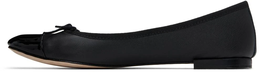 Repetto Black Flora Bi-Material Ballerina Flats 3