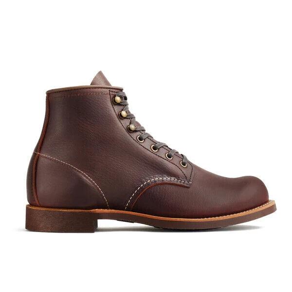 Red Wing Red Wing Blacksmith 3340 Men's Brown Oil Slick Leather Round Toe 6-Inch Boots