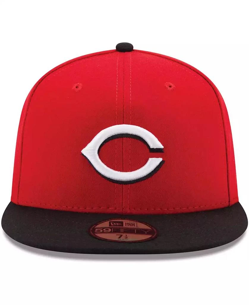 New Era Men's Cincinnati Reds Road Authentic Collection On-Field 59FIFTY Fitted Hat 2