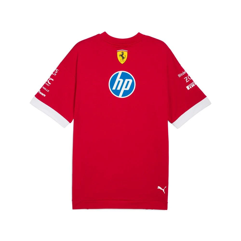 Puma Scuderia Ferrari Drivers Logo Crew Neck Short Sleeve T-Shirt 2