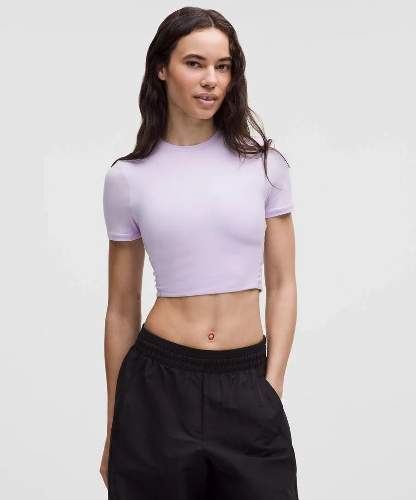 Lululemon Wundermost Ultra-Soft Nulu Crewneck Cropped T-Shirt 6