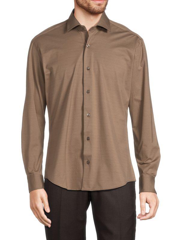 Bertigo Solid Long Sleeve Shirt