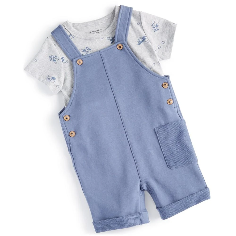 First Impressions Baby Boys Airplane T Shirt and Shortall, 2 Piece Set, Created for Macy's 1