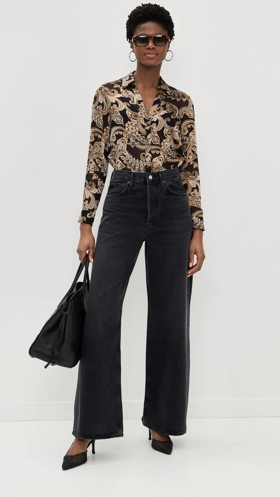Alice + Olivia Eloise Button Down Blouse 4