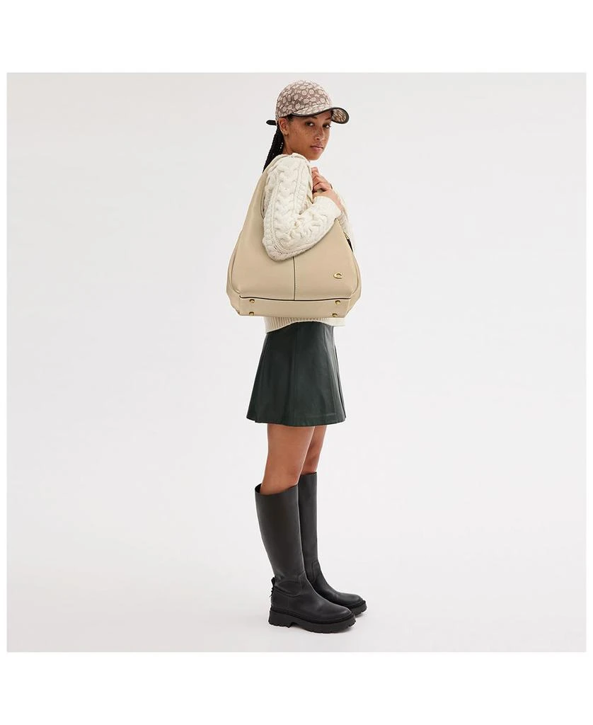 Coach Lana Pebbled Leather Shoulder Bag 2
