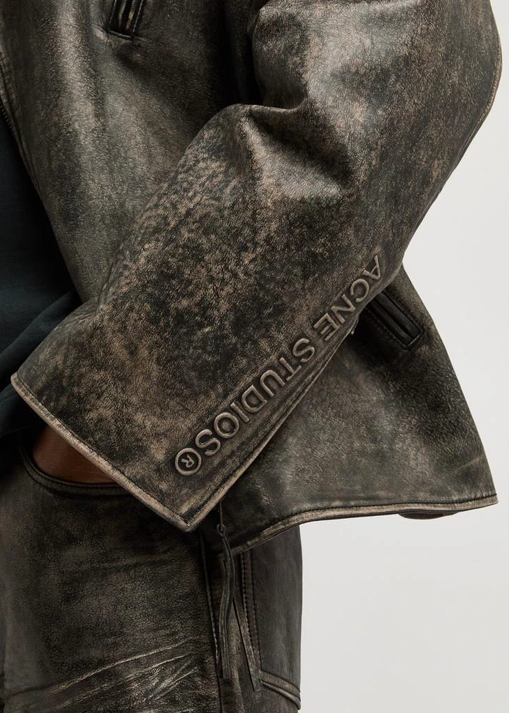 Acne Studios Leather biker jacket 5