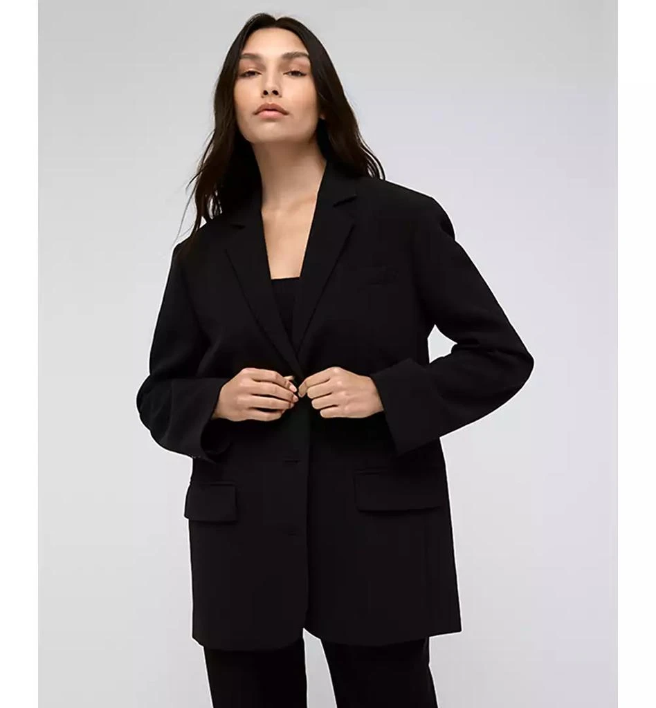 Kenneth Cole Women's Vision Twill Three-Button Boyfriend Jacket 1