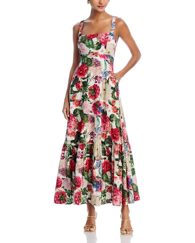 AQUA Floral Maxi Dress - Exclusive 3