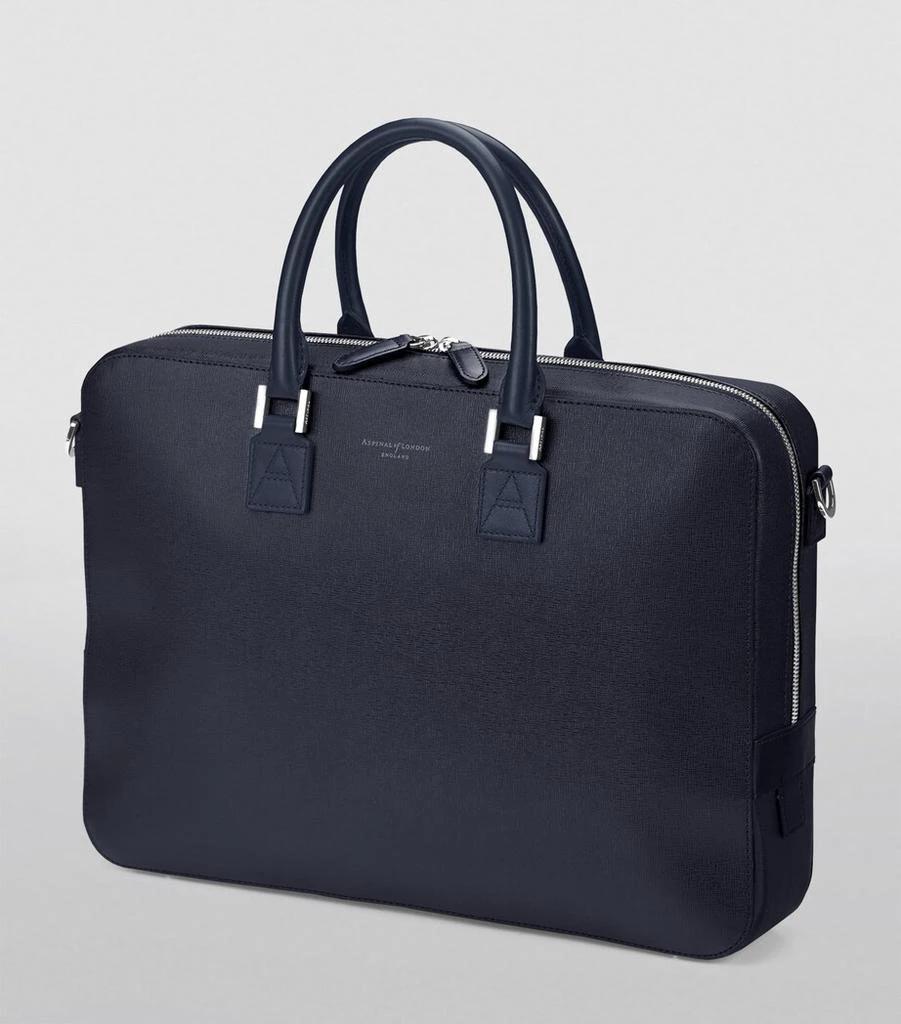 Aspinal of London Small Leather Mount Street Bag 3