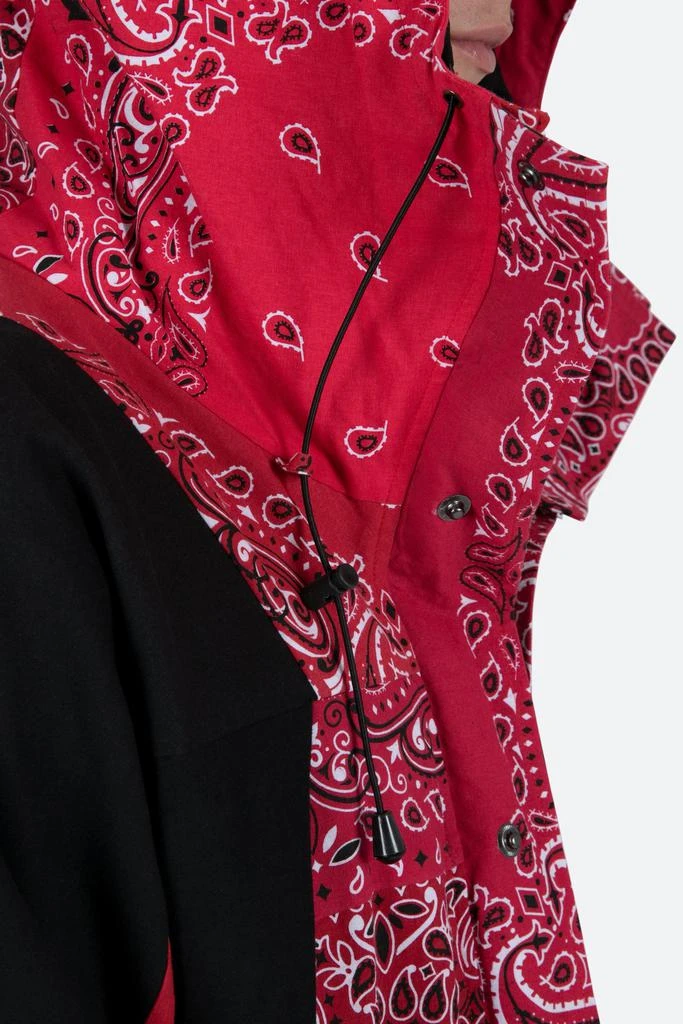 MNML Hooded Bandana Jacket - Red 8