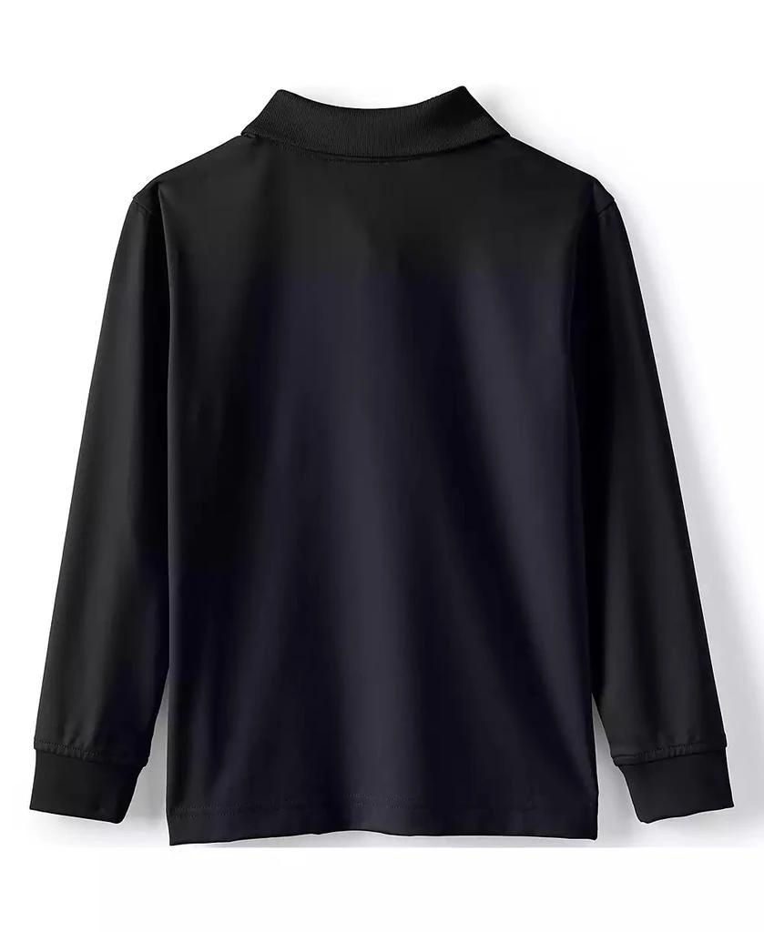 Lands' End Women's School Uniform Long Sleeve Rapid Dry Polo Shirt 3