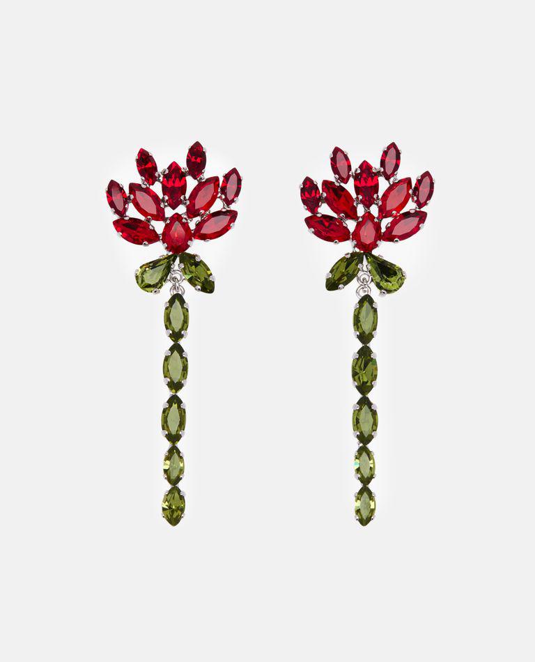 Simone Rocha Crystal Carnation Drip Earrings