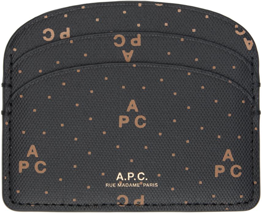 A.P.C. Black Demi-Lune Card Holder - Bags - Compare Prices