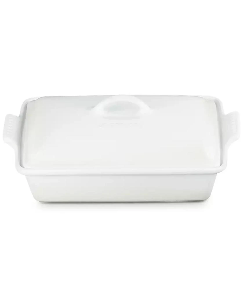 Le Creuset Stoneware Heritage Rectangular Covered Casserole, 4 Qt. 1