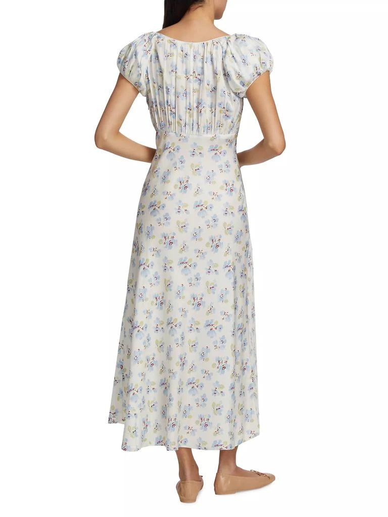 DÔEN Florencia Silk-Blend Midi-Dress 5