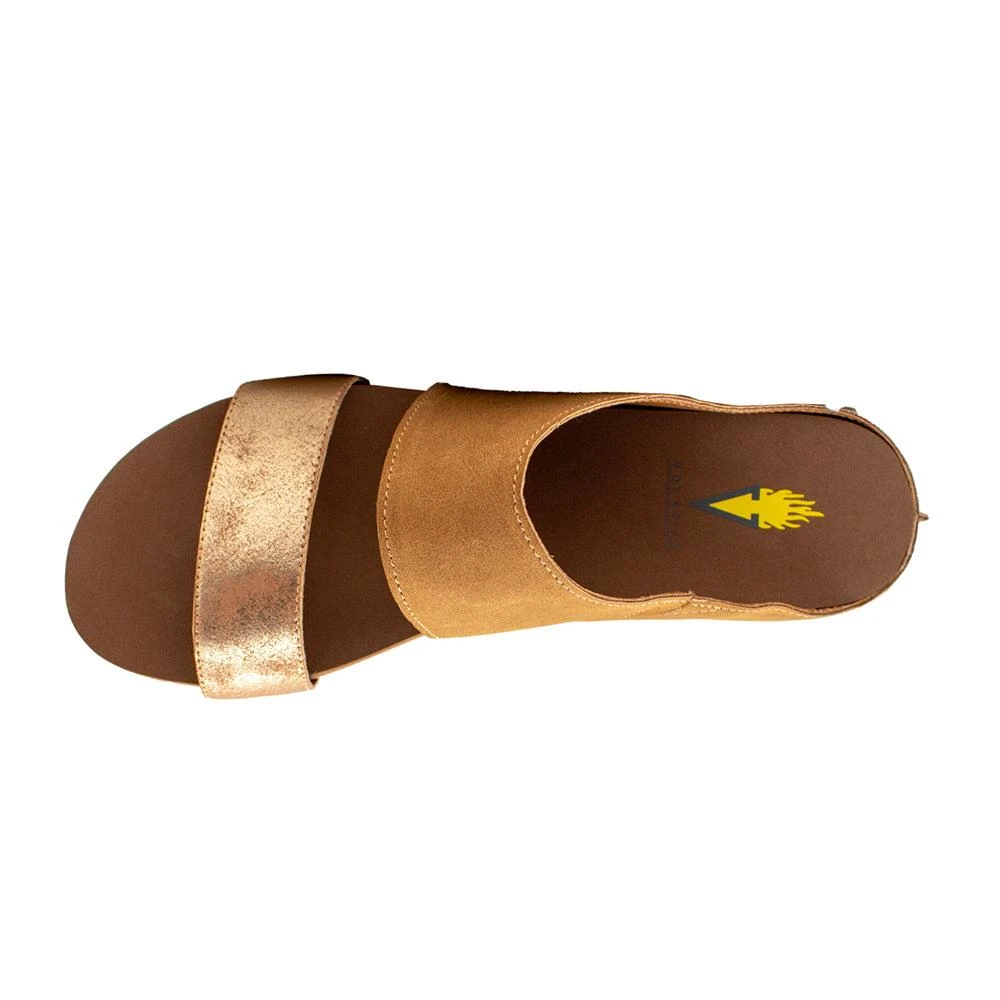 VOLATILE Campfire Metallic Slide Sandals 4