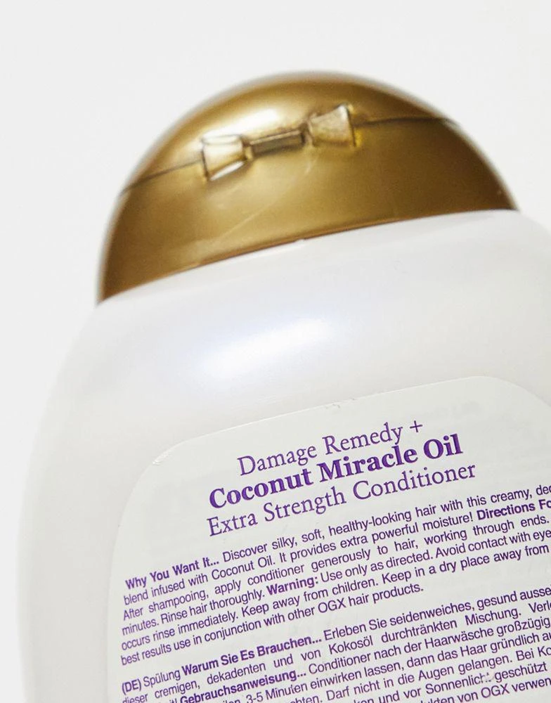 OGX OGX Damage Remedy+ Coconut Miracle Oil Conditioner 385ml 2