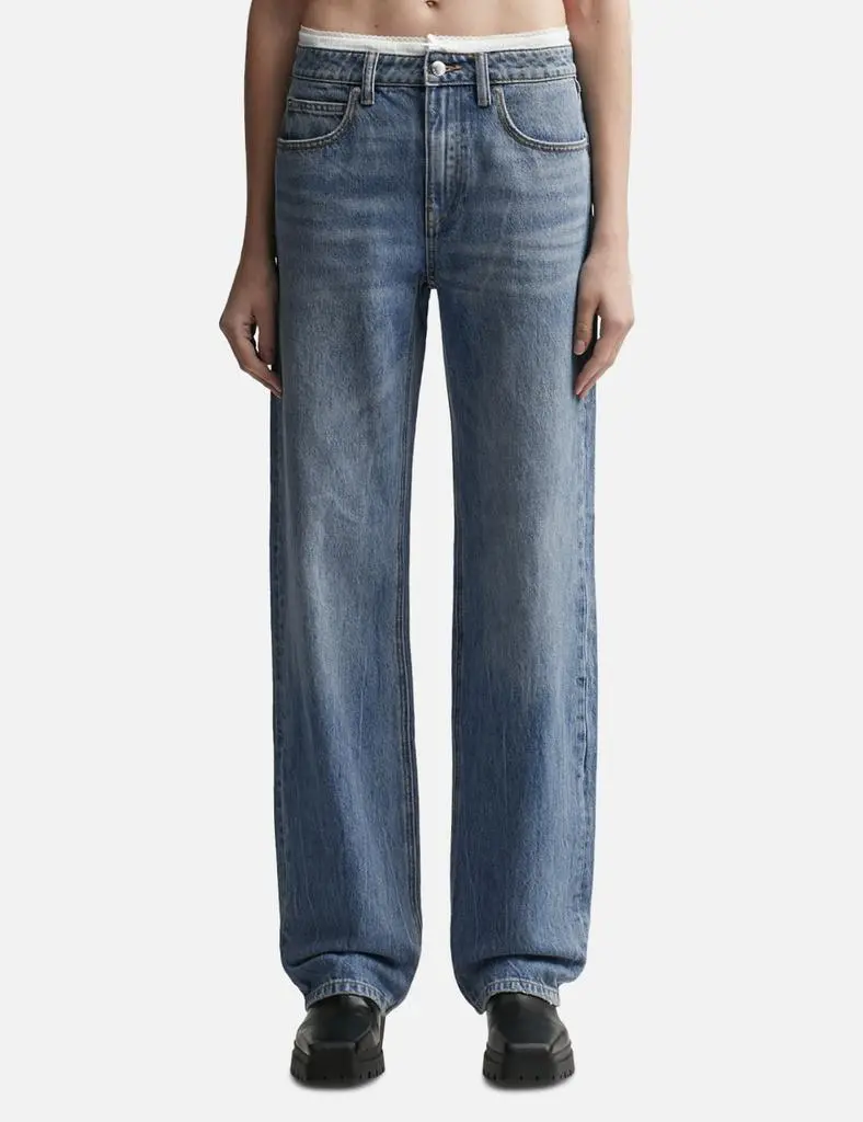 Alexander Wang Pre-Styled Denim Jeans from HBX