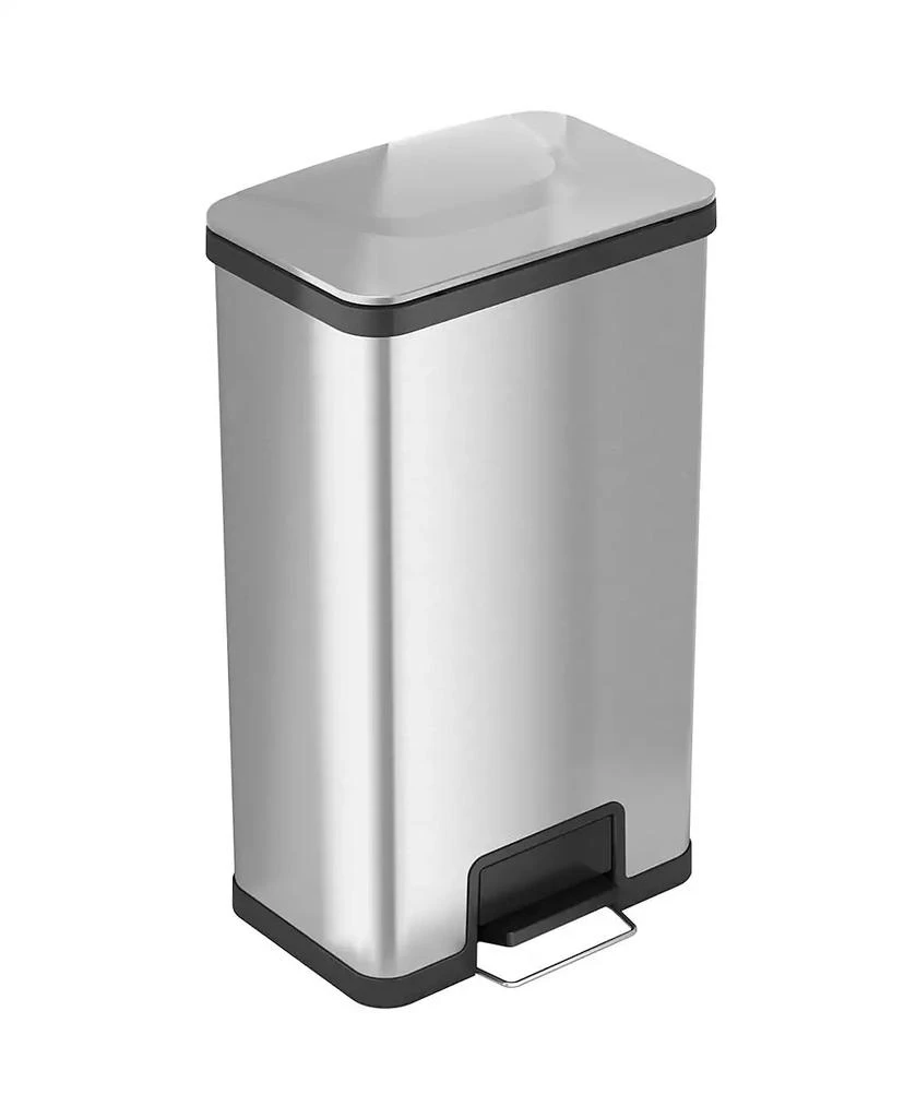 iTouchless 68 Liter / 18 Gallon AirStep Stainless Steel Step Pedal Kitchen Trash Can with AbsorbX Odor Filter 2