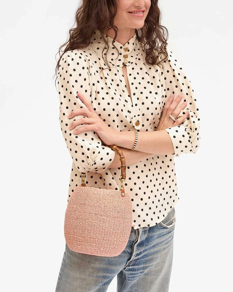 Clare V Pot de Miel Bag with Bamboo Handle 2