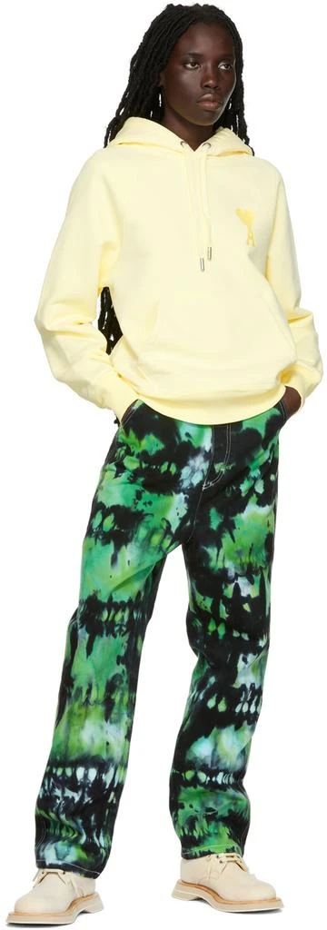 AMI Yellow Ami de Cœur Hoodie 4