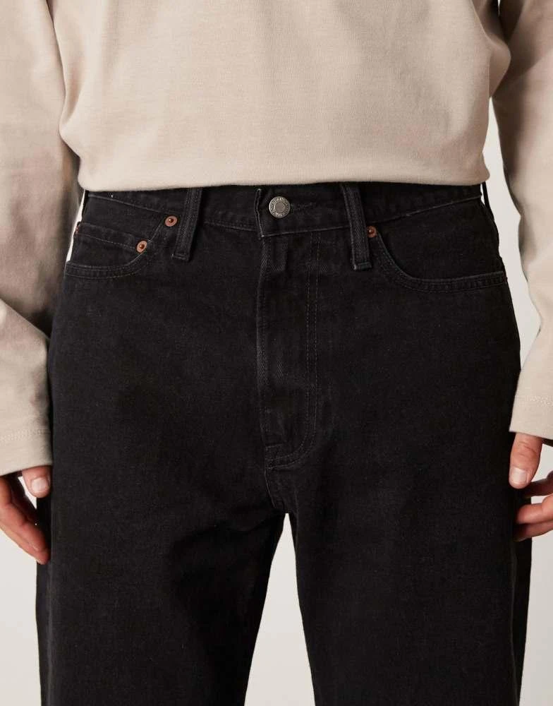 Abercrombie & Fitch Abercrombie & Fitch lightweight loose fit jeans in black 5