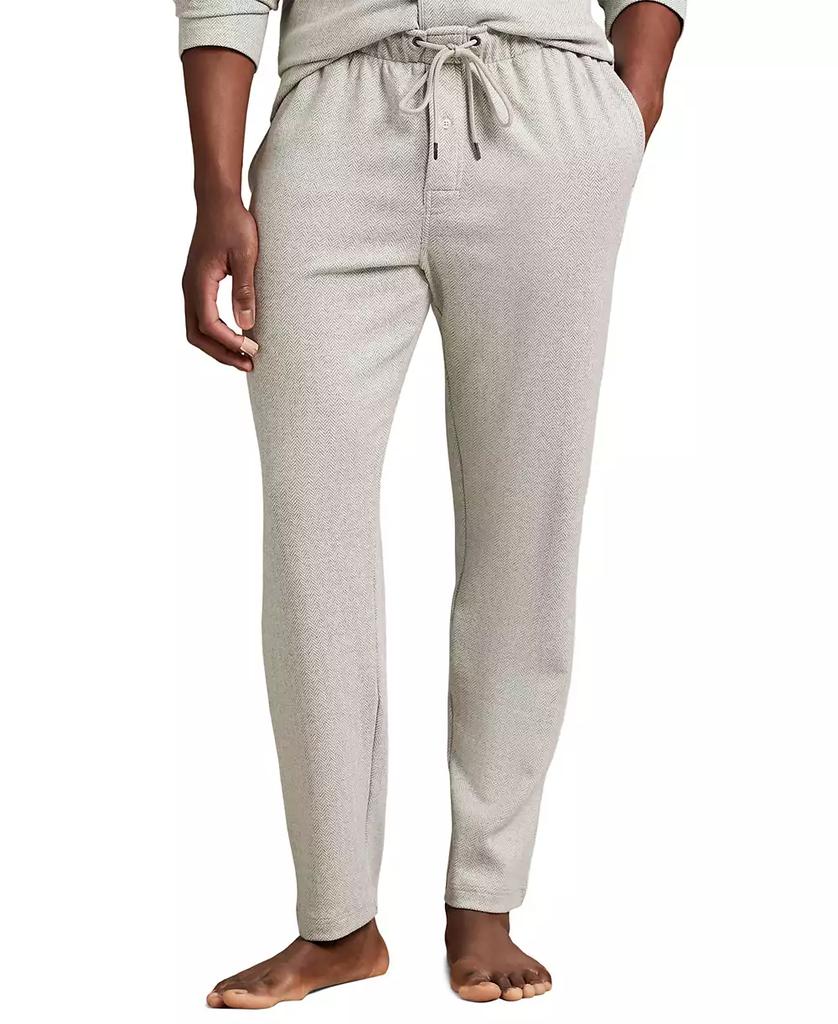 Ralph Lauren Men's Herringbone Drawstring Pajama Pants