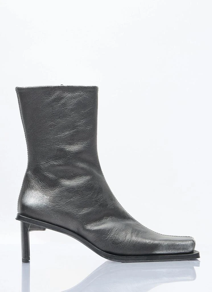MIISTA Brenda Brush Off Metal Ankle Boots 1