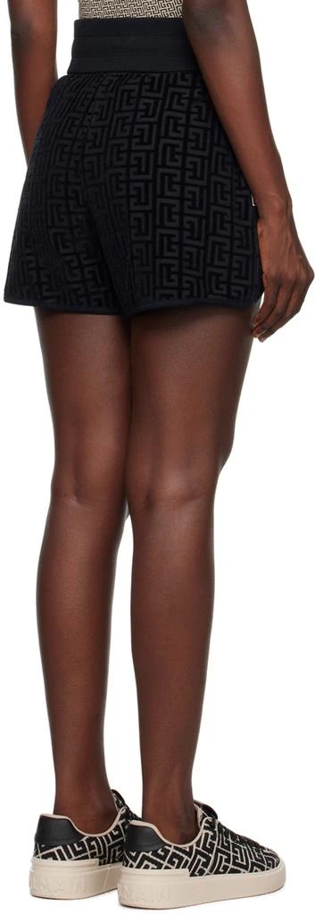 Balmain Navy Monogram Shorts 3