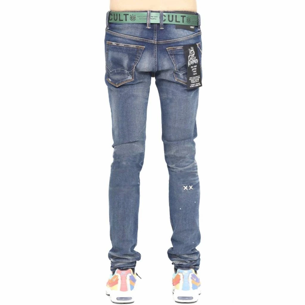 Cult Of Individuality Men's Punk Super Skinny Belted Jean In Reyn 3