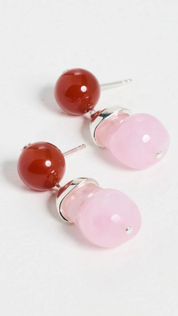 Completedworks Bio-Resin and Agate Drop Earrings 3