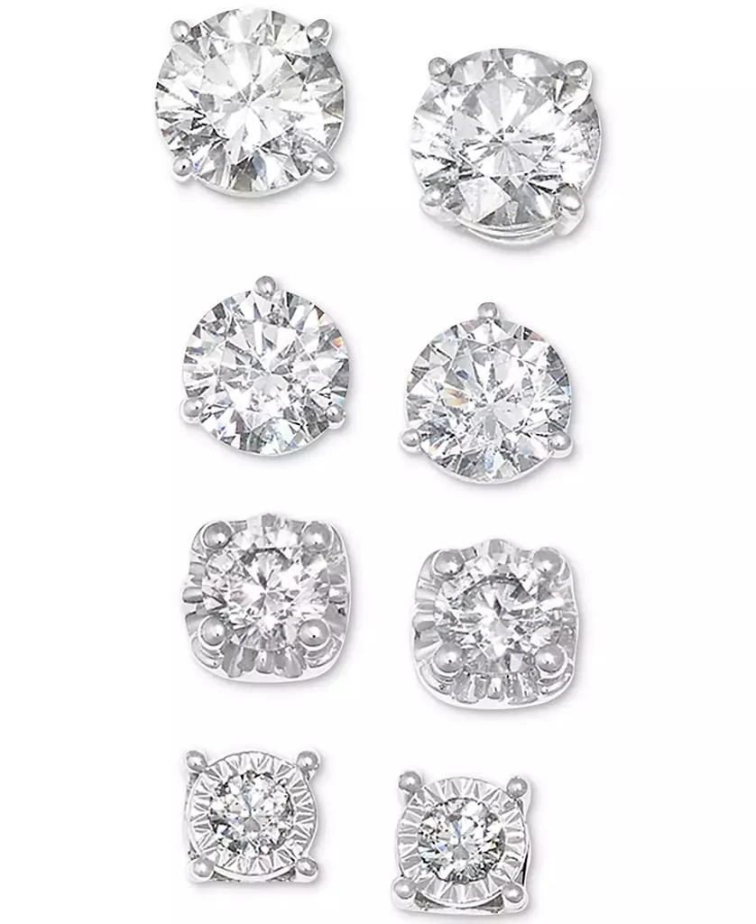 Macy
s Diamond Stud Earrings (1 ct. t.w.) in 14k White Gold 3